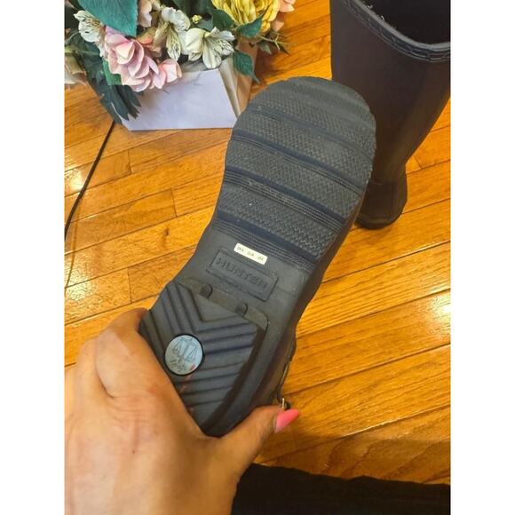 nwob Hunters Boots Women's Original BLACK Short Boots UK6 US 8 (1500 - Picture 9 of 12